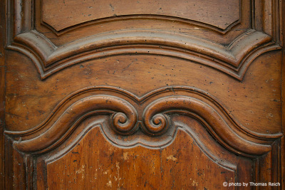 Old wooden door in Provence