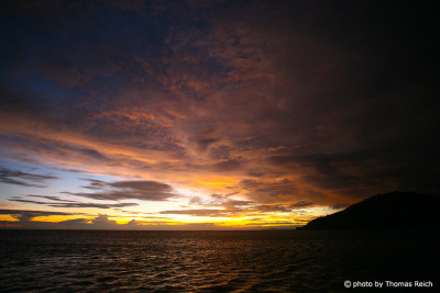 Sunset in Komodo, Indonesia