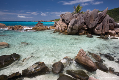 Beach in La Digue, Seychelles