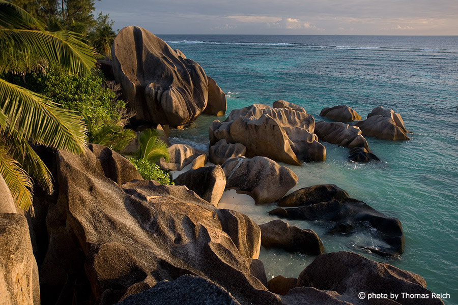 Granite Rocks La Digue, Seychelles