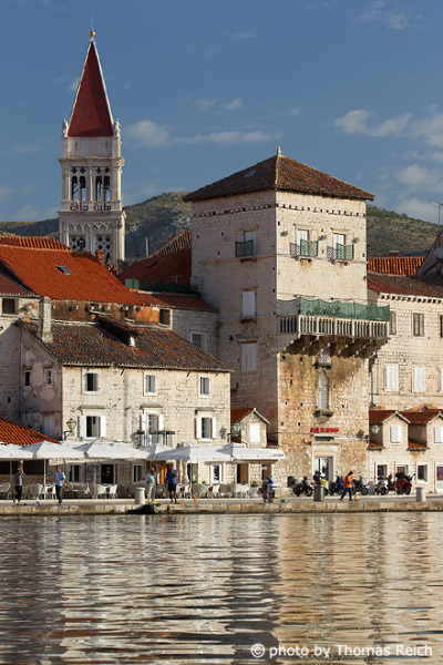 Town Trogir and promenade