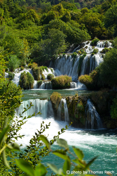 Waterfalls Nationalpark Krk in Croatia