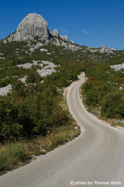 Mountain road Velebit, Starigrad-Paklenica