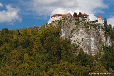 Medieval Bled castle Slovenia