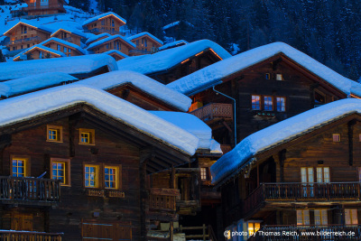 Old traditional wooden houses Chalet Grimentz