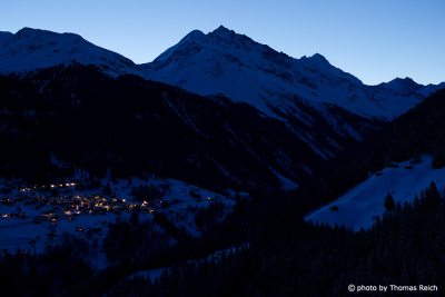 Val d'Anniviers by night, Valais