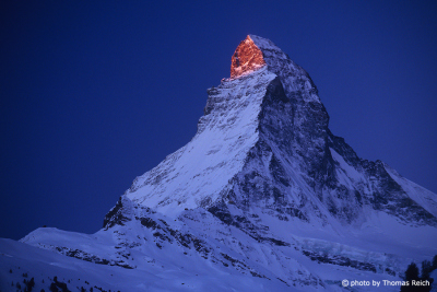 East and north faces of the Matterhorn