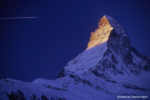 Matterhorn kurz vor Sonnenuntergang