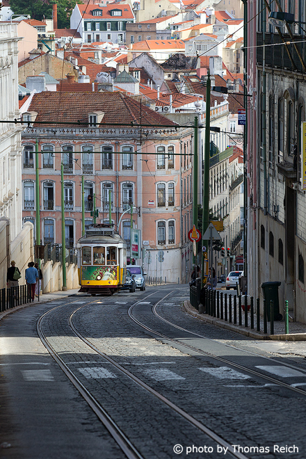 Tramfahren in Lissabon