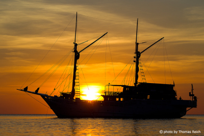 Tauchkreuzfahrt Schiff in Komodo
