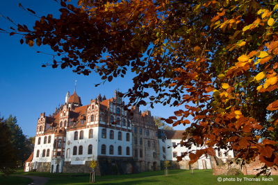 Lennépark and castle Basedow Mecklenburg Switzerland