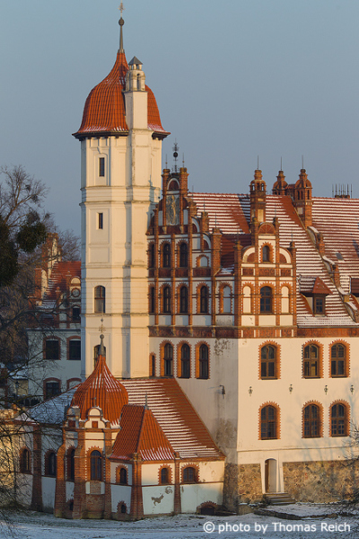 Schloss Basedow im Winter