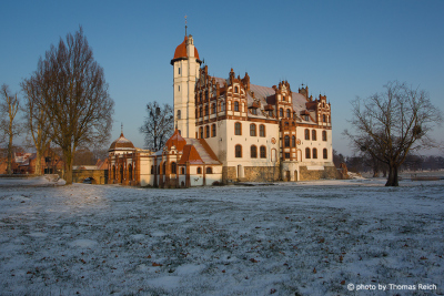 Schloss Basedow winterlich