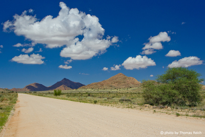 Straße im Namib Naukluft Park
