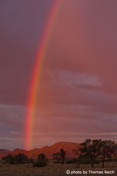 Rainbow at Namib-Naukluft National Park
