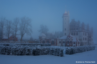 Schloss Basedow Winterbild