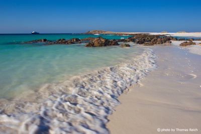 Strand Hallaniyat Inseln, Oman
