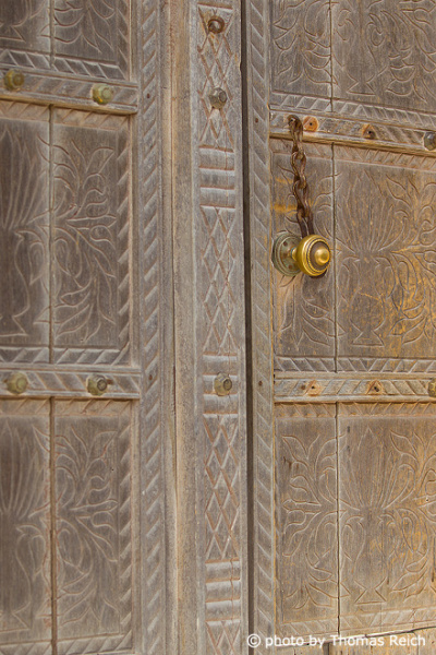 Old wooden doors Ras al Hadd, Oman