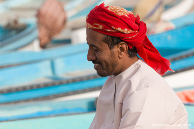 Fisherman in Al Ashkhara, Oman