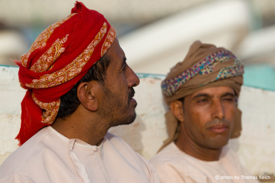 Männer im Oman Fotos