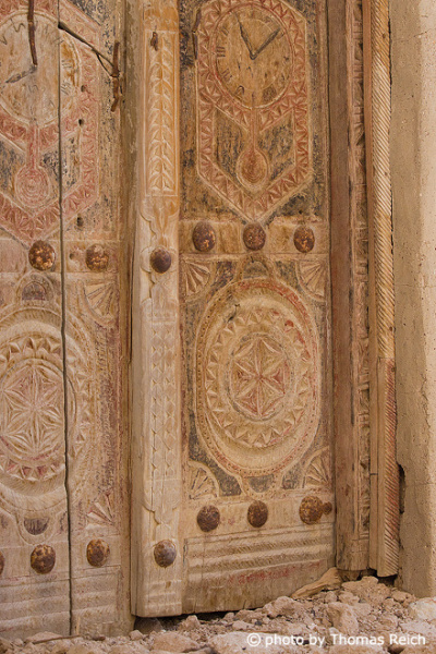 Ancient wooden door, Oman
