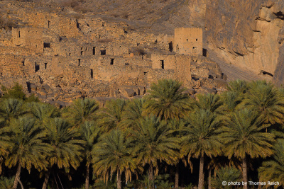 Abandoned clay settlement, Oman