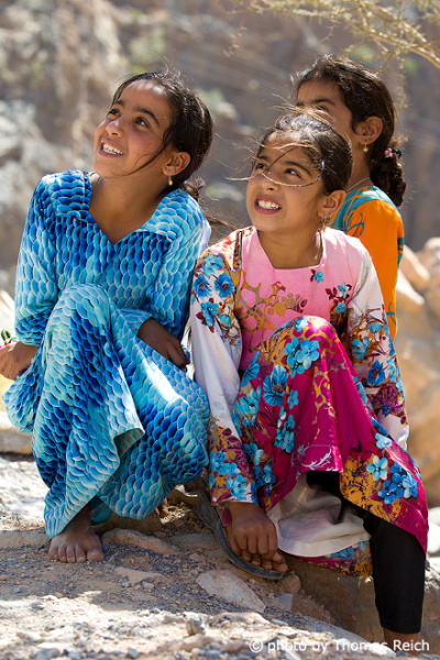 Kids in Oman