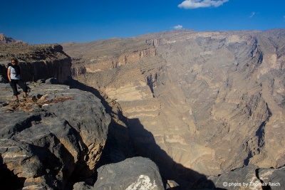 Wanderung Jebel Shams Plateau, Oman