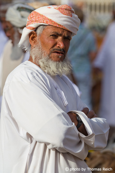 Einheimische auf dem Viehmarkt, Oman