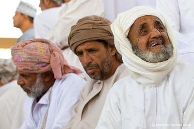 Buyers at Nizwa market, Oman