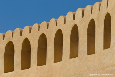 Mauer im Oman