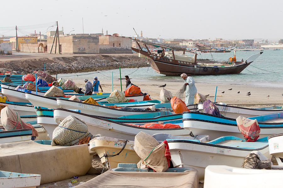Harbour of Al Ashkhara, Oman