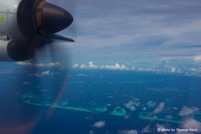 Felidhu Atoll aerial view