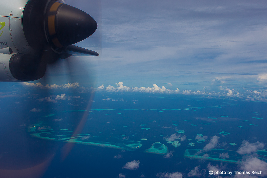 Felidhu Atoll, Luftaufnahme
