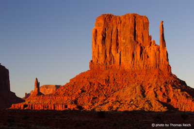 Monument Valley with West Mitten Butte Sunrise