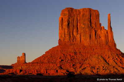Monument Valley rote Felsen