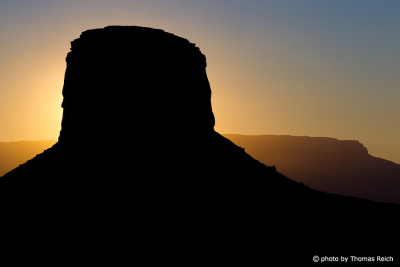 Monument Valley Silhouette