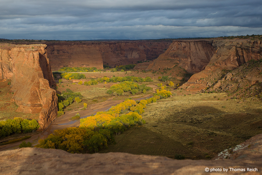 Canyon de Chelly in the evening light