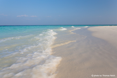 Maldives white sand beaches