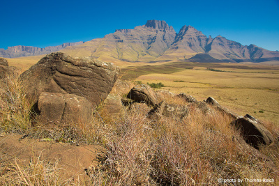 Little Berg Plateau, Drakensberg in South Africa