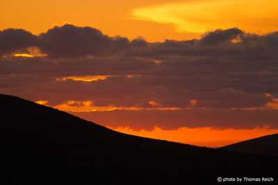 Sunsets volcano Fuerteventura