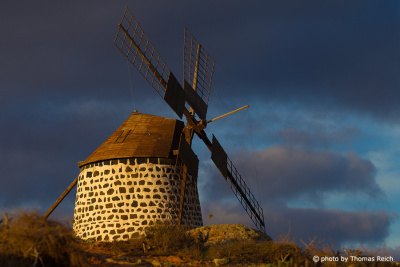 Windmill at Villaverde Fuerteventura