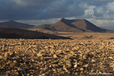 Lava field Malpais Grande Fuerteventura