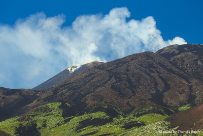 Volcanic landscape around Etna