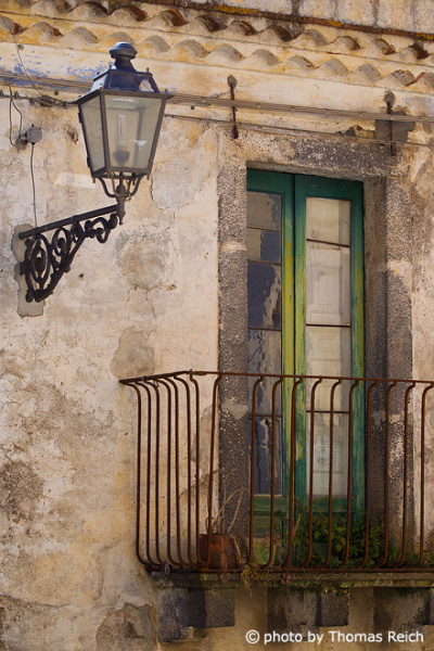 Old balcony, Sicily