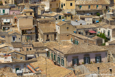 Dächer Dorf Sizilien