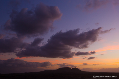 Sonnenuntergang Berge Fuerteventura