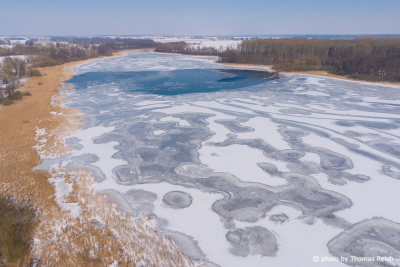 Rittmannshagener Lake in winter