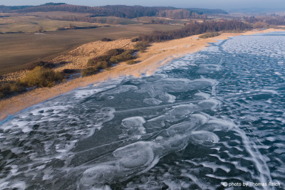Frozen Malchiner Lake