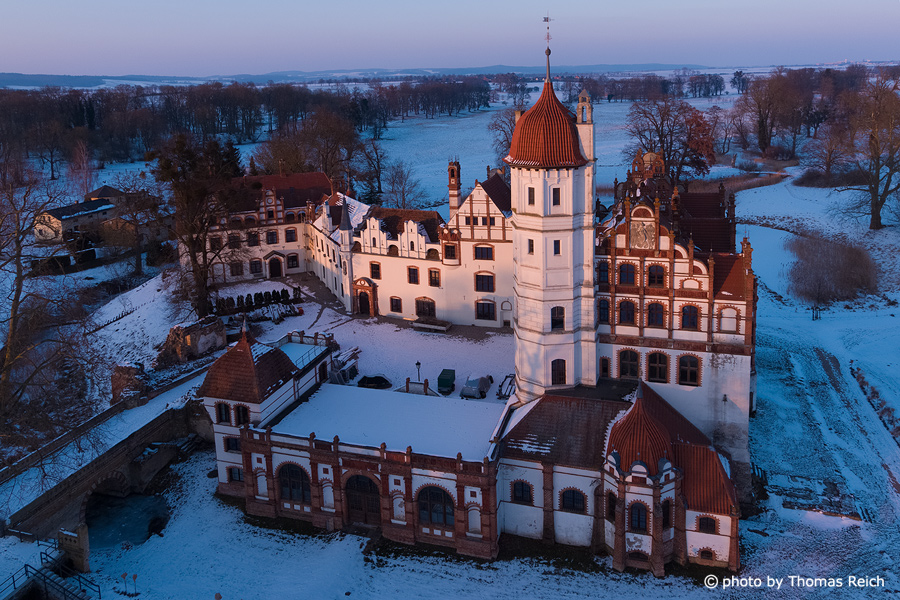 Basedow Castle aerial picture